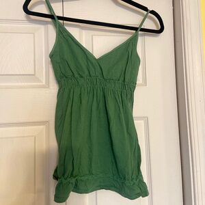 GREEN TANK TOP